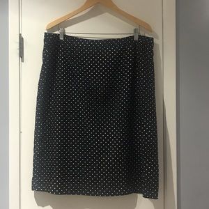 Who What Wear Polka Dot Pencil Skirt Size 16